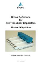 Cross Reference Snubber Caps to IGBT Modules - 1