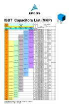 Cross Reference Snubber Caps to IGBT Modules - 8