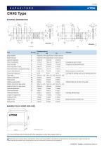 Disc Type Capacitors with Lead CK45  series - 11