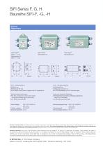 EMC Filters 2-Line Filters SIFI-F, SIFI-G, SIFI-H - 4