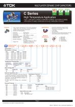 Multilayer Ceramic Chip Capacitor C Series Commercial Grade - 3