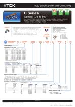 Multilayer Ceramic Chip Capacitor C Series Commercial Grade General (Up to 50V) - 3