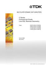 Multilayer Ceramic Chip Capacitor C Series Commercial Grade Low ESL Reverse Geometry - 1