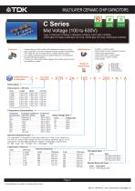 Multilayer Ceramic Chip Capacitor C Series Commercial Grade Mid Voltage (100 to 630V) - 3