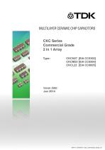 Multilayer Ceramic Chip Capacitor CKC Series Commercial Grade - 1