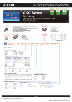 Multilayer Ceramic Chip Capacitor CKC Series Commercial Grade - 3