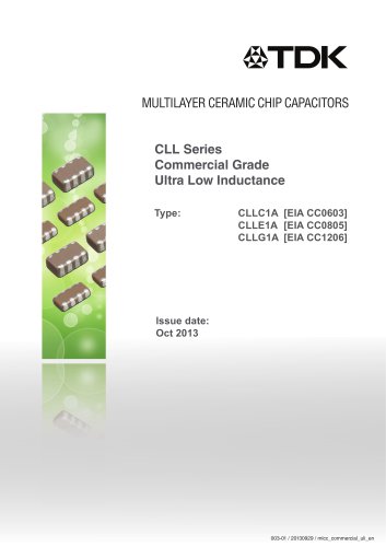 Multilayer Ceramic Chip Capacitor with multiple terminal electrodes and unique internal design to lower ESL