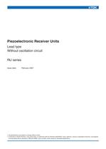 Piezoelectric Receiver RU-1