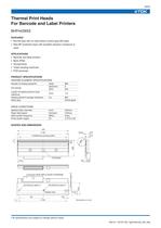 Thermal Print Heads BHF/BHP series - 10