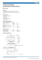 Thermal Print Heads BHF/BHP series - 2