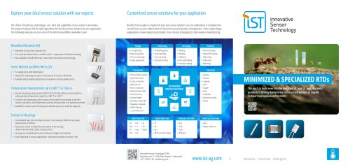 Flyer Minimized & Specialized RTDs