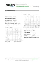 Crystal filters FTF 1 - 2