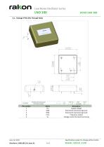 Low Noise OCXO series LNO 100-4