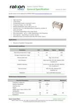 Space Crystal filters General Specification - 1