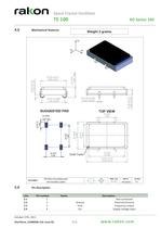 Space Crystal Oscillator TE100 XO series 100-3