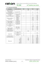 Space OCXO series RK 408 - 3