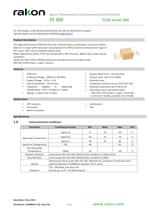 SPACE  Temperature Controlled Crystal Oscillator TE300 TCXO Series 300 Spatial Flat Pack - 1