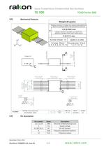 SPACE  Temperature Controlled Crystal Oscillator TE300 TCXO Series 300 Spatial Flat Pack - 3