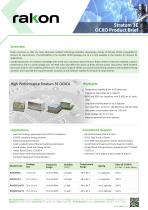 STRATUM 3E OCXO BRIEF FACT SHEET-1