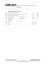 ULN SAW Oscillator OCSO for airborne applications SR F07@ 640 MHz - 3