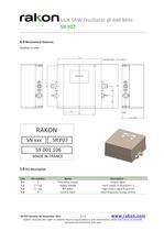 ULN SAW Oscillator OCSO for airborne applications SR F07@ 640 MHz - 4