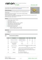 XO  Space Crystal Oscillator Flat Pack Series 120 - 1