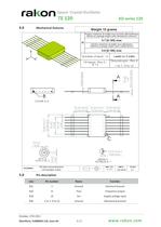 XO  Space Crystal Oscillator Flat Pack Series 120 - 3