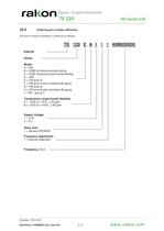 XO  Space Crystal Oscillator Flat Pack Series 120 - 5