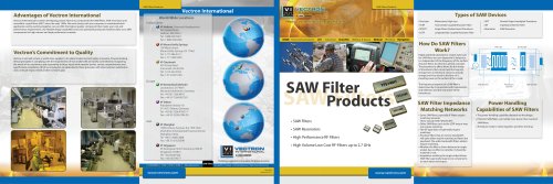 SAW Filter Products