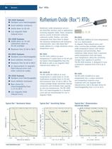 Ruthenium Oxide Sensors - 1