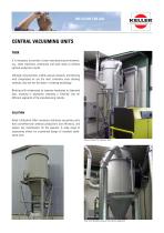 Dry separator, vacuum suction system - 1