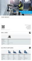 Core drilling, walls saws, electric floor saws catalogue