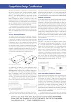 Flange/Gasket Design Considerations - 1