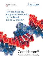 Purification solutions: Contichrom system, How can flexibility and process economics be combined in one LC system? - 1