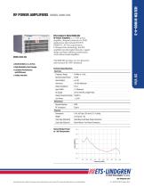 RF POWER AMPLIFIERSRF POWER AMPLIFIERS MODEL 8000-002-1