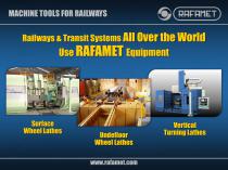 Machine tools for railways - 3