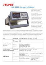 Digital Bench Top LCR Meter 100KHz, 200KHz - 1