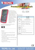 TECPEL® CL-324 hand-held process calibrator - 1
