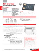 Heat Sinkable IS Series Resistor - 1