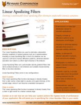 Linear Apodizing Filters - 1