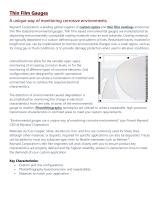 Thin Film Gauges - 1