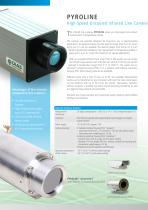 Overview of infrared line camera types PYROLINE - 2