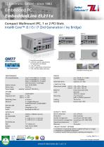 Industrial PC EmbeddedLine EL211x QM77a - 1