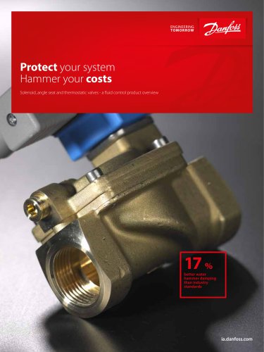 Solenoid, angle seat and thermostatic valves - a fluid control product overview