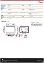 10.1" ARM A53 EL Series HMI Panel PC W10IM3S-ELH2-2