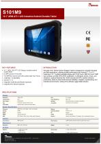 10.1" ARM A73 + A53 Industrial Android Durable Tablet S101M9-1
