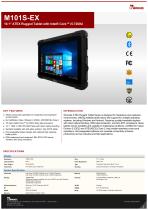 10.1" ATEX Rugged Tablet with Intel® Core™ i5-7200U M101S-EX