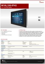 10.1" Front IP65 Display W10L100IPH2