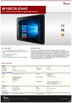 10.1" Intel® Celeron® N6211 E Series HMI Panel PC W10IE3S-EHH2-1