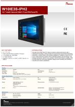 10.1" Intel® Celeron® N6211 Front IP65 Panel PC W10IE3S-IPH2-1